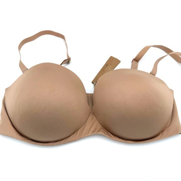 Skims Ultimate Push-Up Strapless Bra Clay New with tags Size 38D - Picture 1 of 4